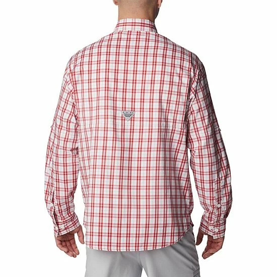 Cheapest 🎁 Unbranded Men's Columbia Scarlet Ohio State Buckeyes Super Tamiami Omni-Wick Long Sleeve Button-Down 👕 Shirt 👍 - Image 3