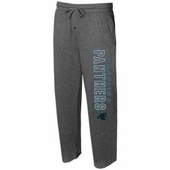 Outlet ❤️ Unbranded Men's Concepts Sport Charcoal Carolina Panthers Quest Knit Lounge Pants 🤩