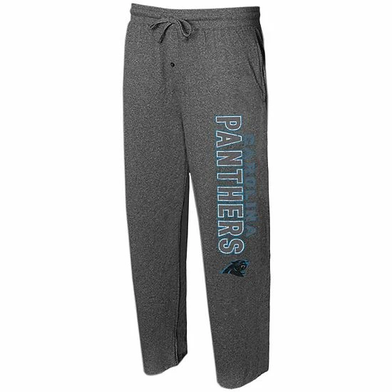 Outlet โค๏ธ Unbranded Men's Concepts Sport Charcoal Carolina Panthers Quest Knit Lounge Pants ๐คฉ