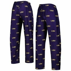 Outlet 🎁 Unbranded Men's Concepts Sport Purple LSU Tigers Logo Flagship Allover Print Pants ❤️