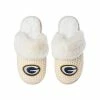 Budget 😍 Unbranded 👩 Women's FOCO Green Bay Packers Open Back Slippers 🛒