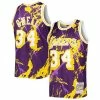 Budget 🛒 Unbranded Men's Mitchell & Ness Shaquille O'Neal Purple Los Angeles Lakers 1996-97 Hardwood Classics Marble Swingman Jersey 🎉