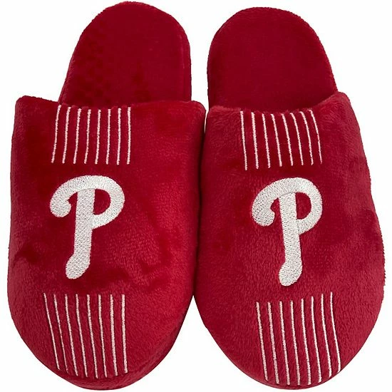 Hot Sale 👍 Unbranded Youth FOCO Philadelphia Phillies Team Stripe Slippers 🎉 - Image 2