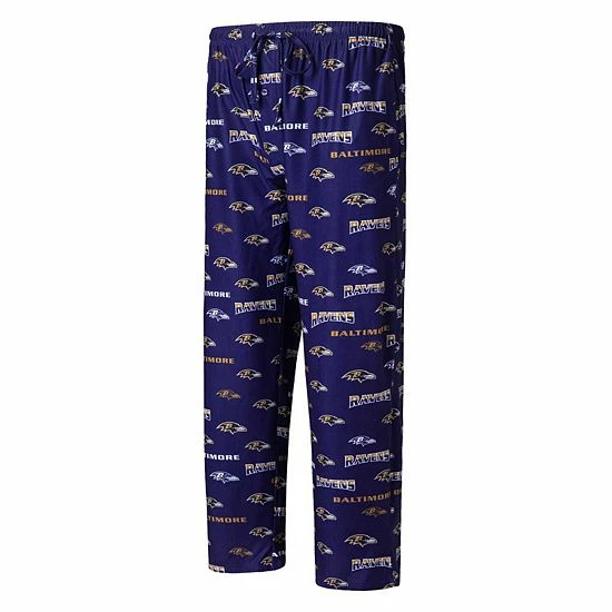 Promo ๐ Unbranded Men's Concepts Sport Purple Baltimore Ravens Breakthrough Allover Print Knit Sleep Pants ๐