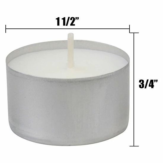 Best reviews of ⭐ Unbranded 200-piece Fragrance Free Tealight Set 🥰 - Image 5