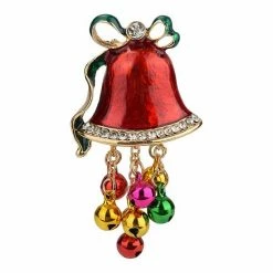 Flash Sale 🎁 Unbranded Red Bell Pin With Jingle Bells 😉