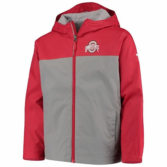 Top 10 ๐ Unbranded Youth Columbia Scarlet/Gray Ohio State Buckeyes Rainzilla Waterproof Full-Zip Hoodie Jacket โ๏ธ - Image 3