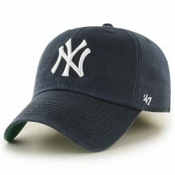 Best Sale 🧨 Unbranded Men's '47 Navy New York Yankees Team Franchise Fitted Hat 🔥