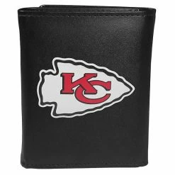 Promo 👏 Unbranded Men's Kansas City Chiefs Logo Tri-Fold Wallet 👍