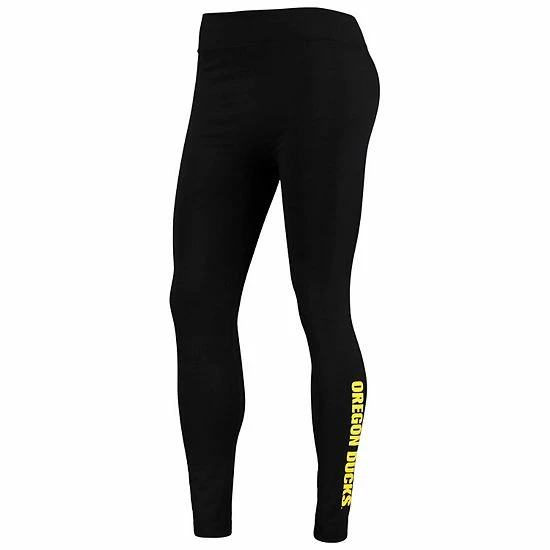 Coupon 🎉 Unbranded 👩 Women's ZooZatz Black Oregon Ducks Fleece Lined 2.0 Leggings 👏 - Image 3