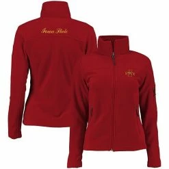 Wholesale 👏 Unbranded 👩 Women's Columbia Cardinal Iowa State Cyclones Give & Go Full-Zip Jacket 🌟