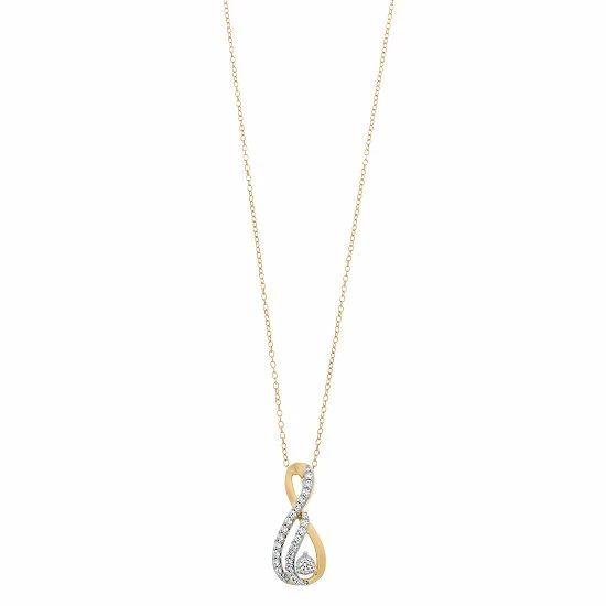 Cheapest ๐คฉ Unbranded 1/4 Carat T.W Diamond Teardrop Pendant Necklace Sterling Silver โ