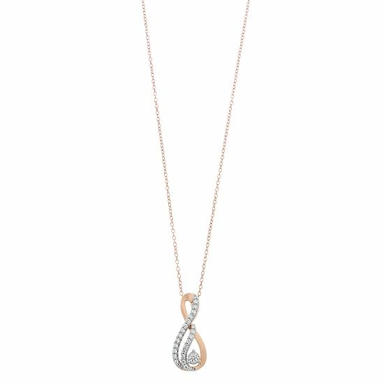 Cheapest ๐คฉ Unbranded 1/4 Carat T.W Diamond Teardrop Pendant Necklace Sterling Silver โ - Image 2