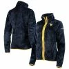 Coupon ✔️ Unbranded 👩 Women's Columbia Navy West Virginia Mountaineers Fireside II Sherpa Full-Zip Jacket ✨