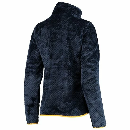 Coupon ✔️ Unbranded 👩 Women's Columbia Navy West Virginia Mountaineers Fireside II Sherpa Full-Zip Jacket ✨ - Image 4