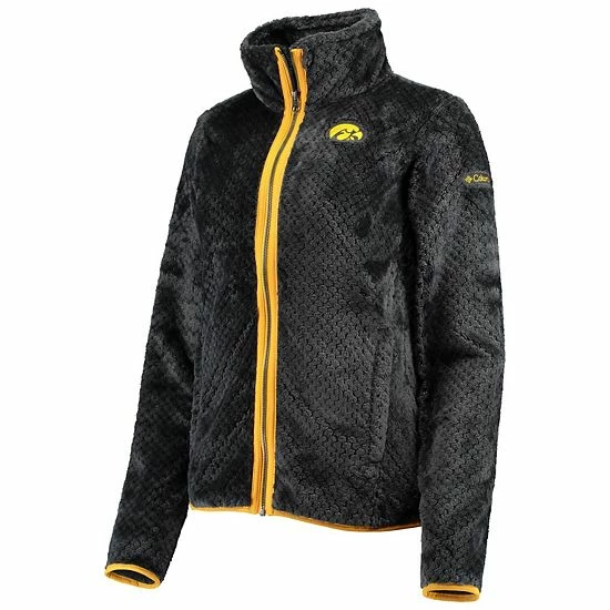 Hot Sale ๐ Unbranded ๐ฉ Women's Columbia Charcoal Iowa Hawkeyes Fireside II Sherpa Full-Zip Jacket ๐ - Image 3