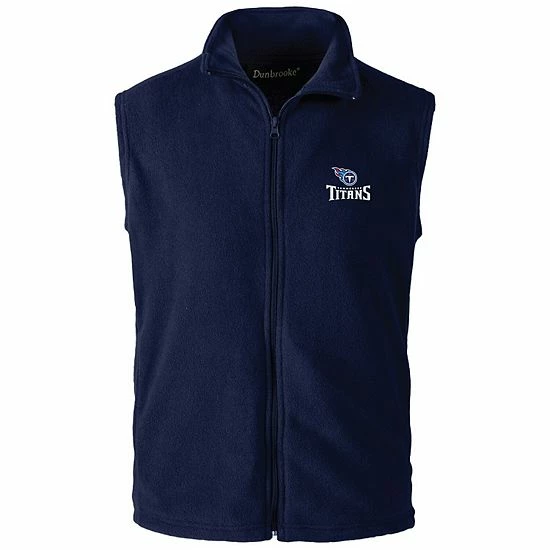 Best Pirce โค๏ธ Unbranded Men's Navy Tennessee Titans Houston Fleece Full-Zip Vest ๐ฅ