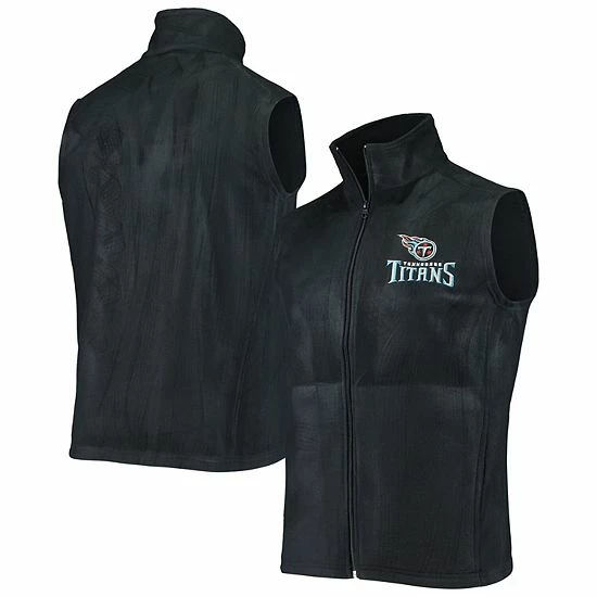 Best Pirce โค๏ธ Unbranded Men's Navy Tennessee Titans Houston Fleece Full-Zip Vest ๐ฅ - Image 2