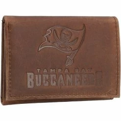 New 🎉 Unbranded Tampa Bay Buccaneers Leather Team Tri-Fold Wallet 🥰