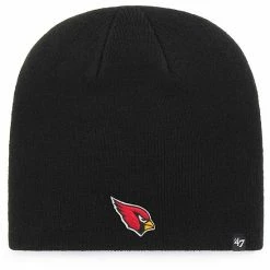 Discount ❤️ Unbranded Men's '47 Black Arizona Cardinals Primary Logo Knit Beanie 🎁