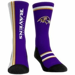 Best deal ✨ Unbranded Rock Em 🧦 Socks Baltimore Ravens Classic Uniform Crew 🧦 Socks 😉