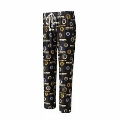 Top 10 ⭐ Unbranded 👩 Women's Concepts Sport Black Boston Bruins Breakthrough Allover Logo Sleep Pants 👍