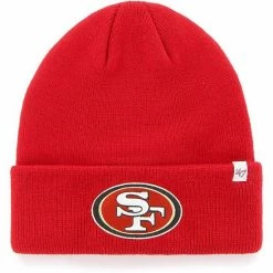 Flash Sale 👍 Unbranded Youth '47 Scarlet San Francisco 49ers Basic Cuffed Knit Hat 😀