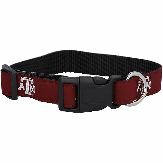 Wholesale โญ Unbranded Texas A&M Aggies 1" Regular ๐ถ Dog Collar ๐งจ