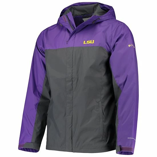 Buy ๐ Unbranded Men's Columbia Purple/Gray LSU Tigers Glennaker Storm Full-Zip Jacket ๐ - Image 3