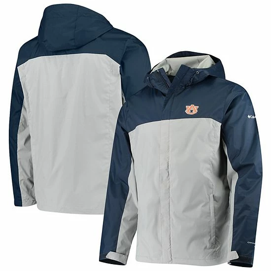 Outlet 👏 Unbranded Men's Columbia Gray/Navy Auburn Tigers Glennaker Storm Full-Zip Jacket 🔔 - Image 2