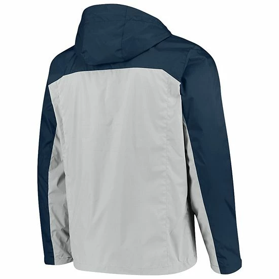 Outlet 👏 Unbranded Men's Columbia Gray/Navy Auburn Tigers Glennaker Storm Full-Zip Jacket 🔔 - Image 4
