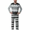 Cheapest 😍 Unbranded Men's FOCO Black Las Vegas Raiders Team Ugly Pajama Set 👏