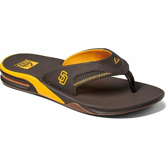 Brand new ✨ Unbranded Men's REEF San Diego Padres Fanning Bottle Opener 🩴 Sandals 🧨 - Image 2