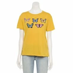 Best deal ✔️ Unbranded Juniors' Butterfly Graphic Tee 😉