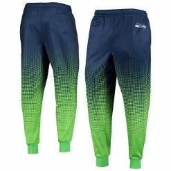 Outlet 😀 Unbranded Men's FOCO College Navy Seattle Seahawks Gradient Jogger Pants 🥰