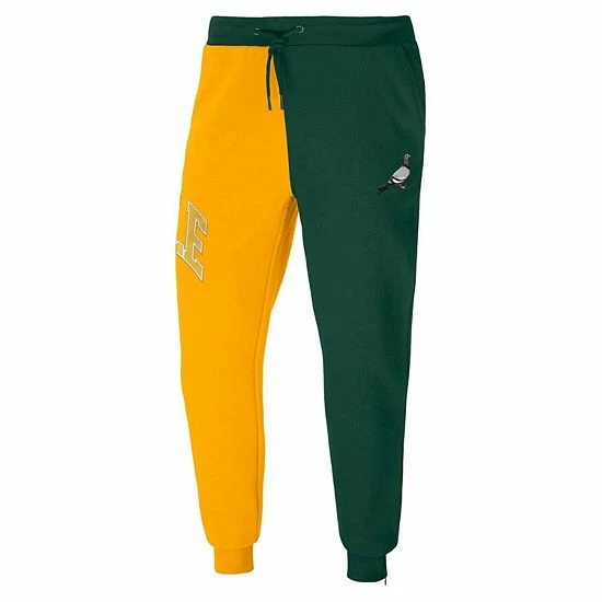 Best Sale 🎁 Unbranded Men's NFL X Staple Hunter Green Green Bay Packers Split Logo Fleece Pants 🎁 - Image 3