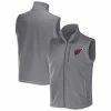 Hot Sale 🤩 Unbranded Men's NFL X Darius Rucker Collection By Fanatics Gray Arizona Cardinals Polar Fleece Full-Zip Vest 👍