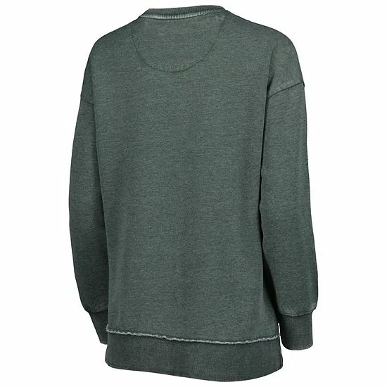 Cheapest ๐ Unbranded ๐ฉ Women's Pressbox Green Michigan State Spartans Marniville Vintage Wash Pullover Sweatshirt ๐ฏ - Image 4