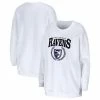New ⌛ Unbranded 👩 Women's WEAR By Erin Andrews White Baltimore Ravens Oversized Pullover Sweatshirt ✨