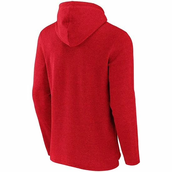 Best reviews of ๐ Unbranded Men's NFL X Darius Rucker Collection By Fanatics Heathered Red Kansas City Chiefs Waffle Knit Pullover Hoodie ๐ - Image 4