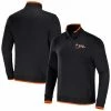 Cheapest 💯 Unbranded Men's NFL X Darius Rucker Collection By Fanatics Black Cincinnati Bengals Logo Quarter-Zip Top 🔔