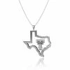 New 🥰 Unbranded Dayna Designs Texas Tech Red Raiders Team State Outline Necklace 🎉