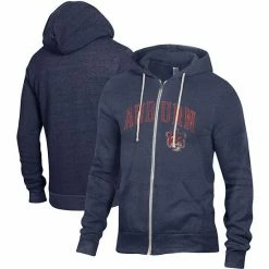 Best deal 🔔 Unbranded Men's Alternative Apparel Navy Auburn Tigers Rocky Tri-Blend Full-Zip Hoodie 🔔