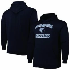 Top 10 ❤️ Unbranded Men's Navy Memphis Grizzlies Big & Tall Heart & Soul Pullover Hoodie 👏