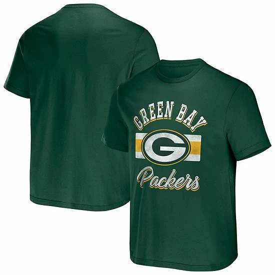 Top 10 🛒 Unbranded Men's NFL X Darius Rucker Collection By Fanatics Green Green Bay Packers Stripe T-Shirt ✔️ - Image 2