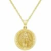 Coupon 😀 Unbranded 14k Gold Virgen Milagrosa Pendant 🌟