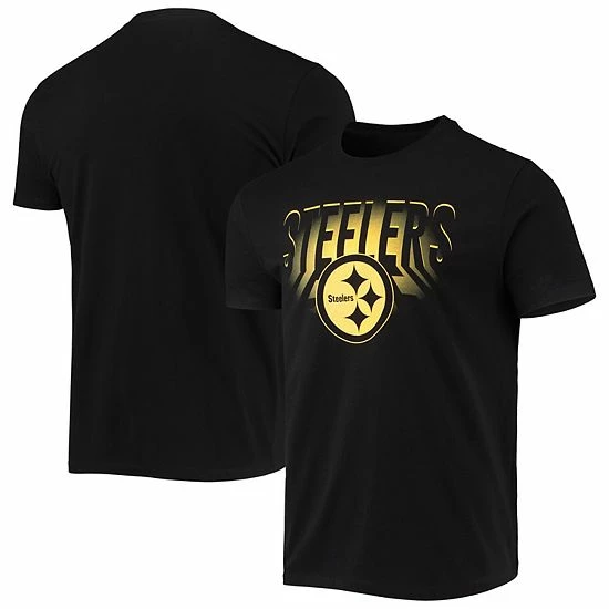 Wholesale ๐ Unbranded Men's Junk Food Black Pittsburgh Steelers Spotlight T-Shirt ๐งจ - Image 2