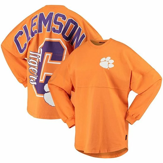 Hot Sale 💯 Unbranded 👩 Women's Orange Clemson Tigers Loud N Proud Spirit Jersey T-Shirt 👏 - Image 2