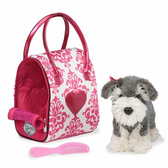 Top 10 ⌛ Unbranded Pink & White Plush Bag & Schnauzer 🔔