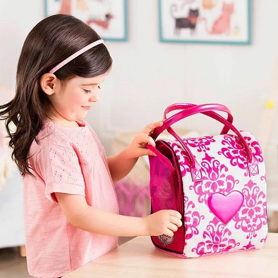 Top 10 ⌛ Unbranded Pink & White Plush Bag & Schnauzer 🔔 - Image 2